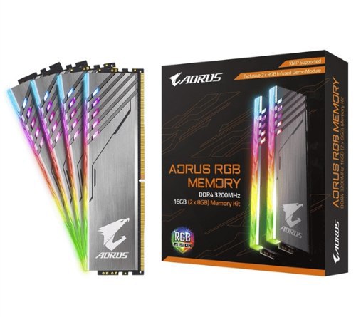 技嘉 Aorus 这个内存条厉害了，买两条内存送两条假内存，不带内存的功能但是可以插进插槽占位置、还可以亮……