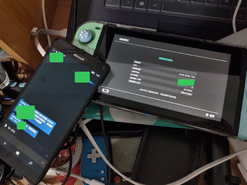 补图: iOS & Windows Phone 搭配此卡可以享受 NAT A，不过请注意关闭 Switch 的“软件自动更新”功能，以避免不必要的流量消耗