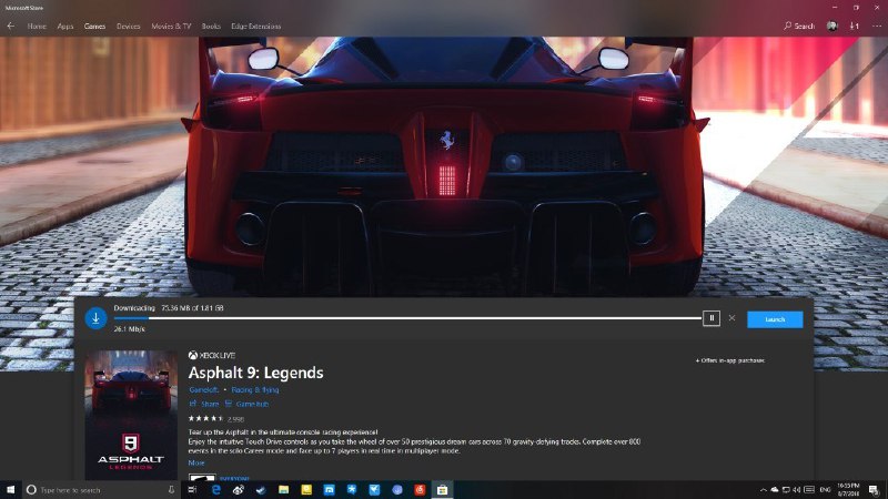 狂野飙车9已上架 Windows Store(图：微博@MetroSet