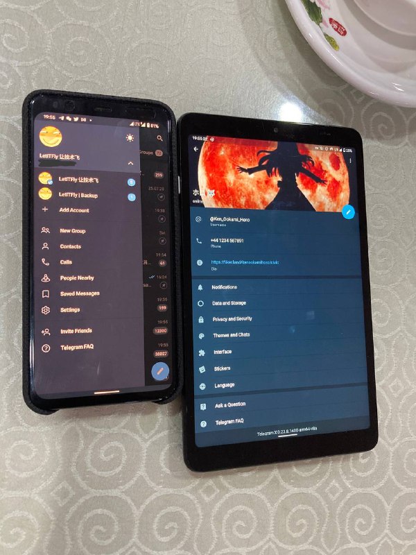 @Ken_Ookami_Horo出场机型：Google Pixel 4 XL小米平板 4