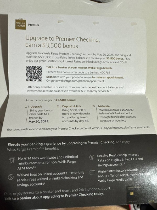 我缺的是本金而不是这 3500 啊所以在老美呀，垃圾邮件 junk mail 确实是从实体 mail 开始的$3500（三千五百美金整, 大约足够在老美交一节寒暑课费用）开户礼参与条件：5/20 之前开户，45 天内存款 $500,000（五十万美金整），且保持此余额 90 天