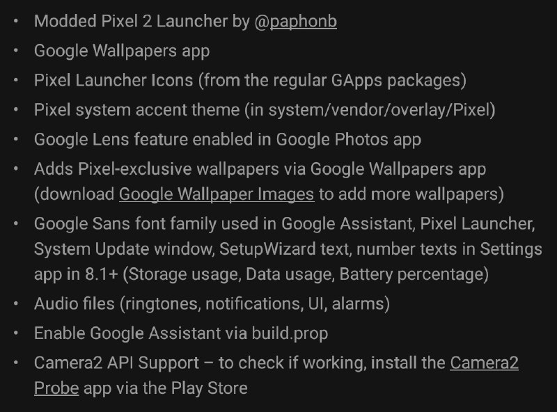 XDA 大神 joeyhuab 製作了一個 Magisk 模塊：Pixel 2 Experience，把眾多 Pixel 2 功能打包了進去