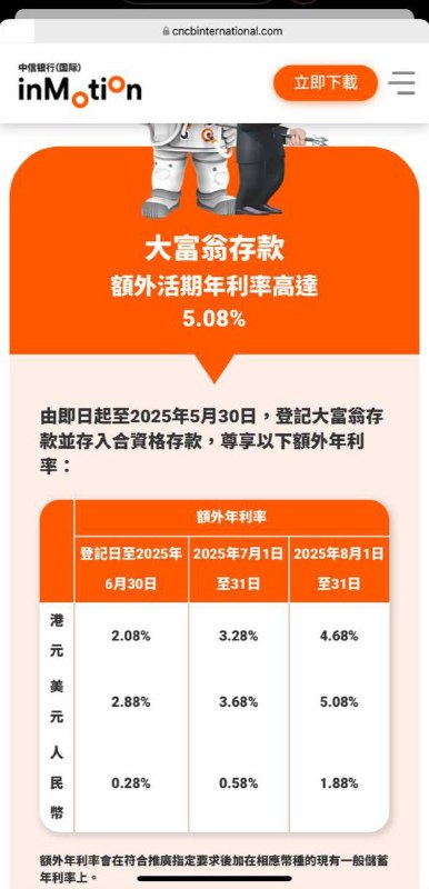 不过鉴于这个利息差，应该（几乎）没人存 CNH 吧？