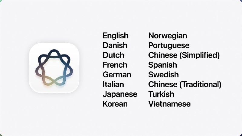 Apple Intelligence 将支持简体中文，但是因为监管和合规要求，暂时不会在欧盟和中国大陆上线